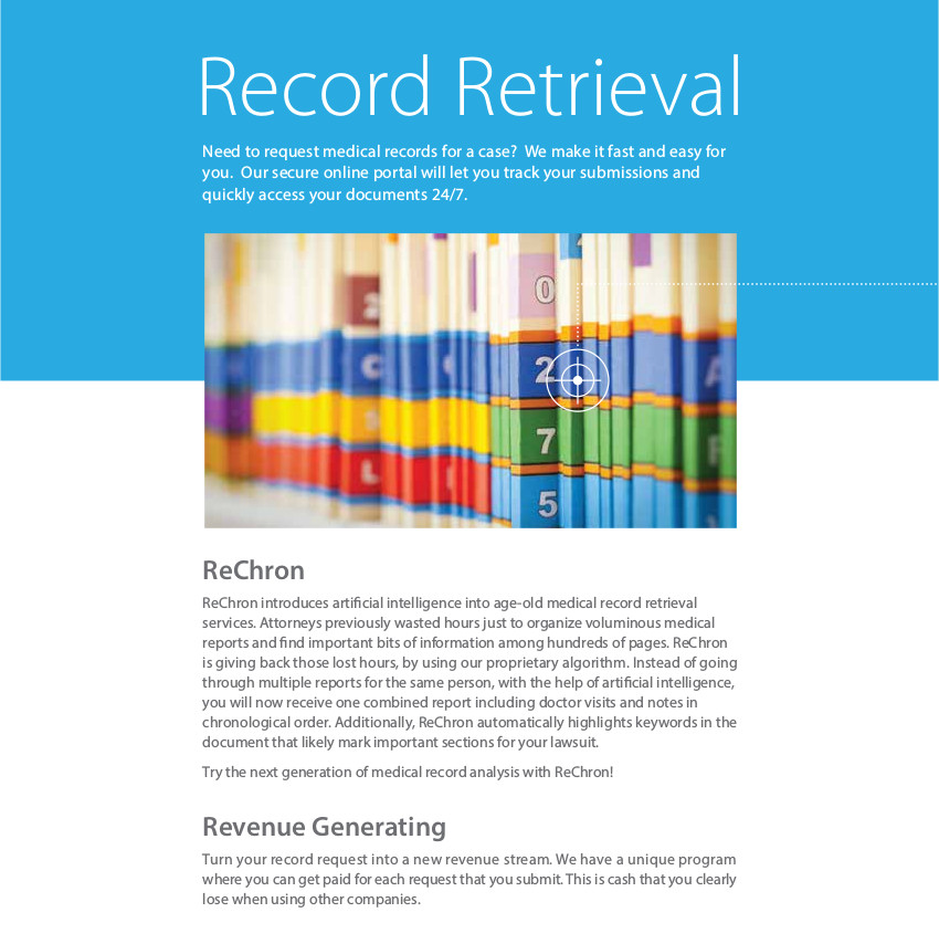 Record Retrieval Brochure